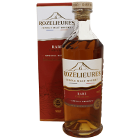 Photographie d'une bouteille de Whisky Rozelieures Rare Collection