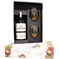 Photographie d'une bouteille de Coffret Gin Normindia 70 cl