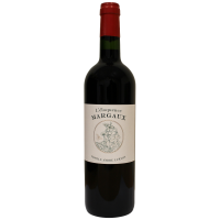 Photographie d'une bouteille de vin rouge L'éloquence Margaux AOC 2019 75 CL