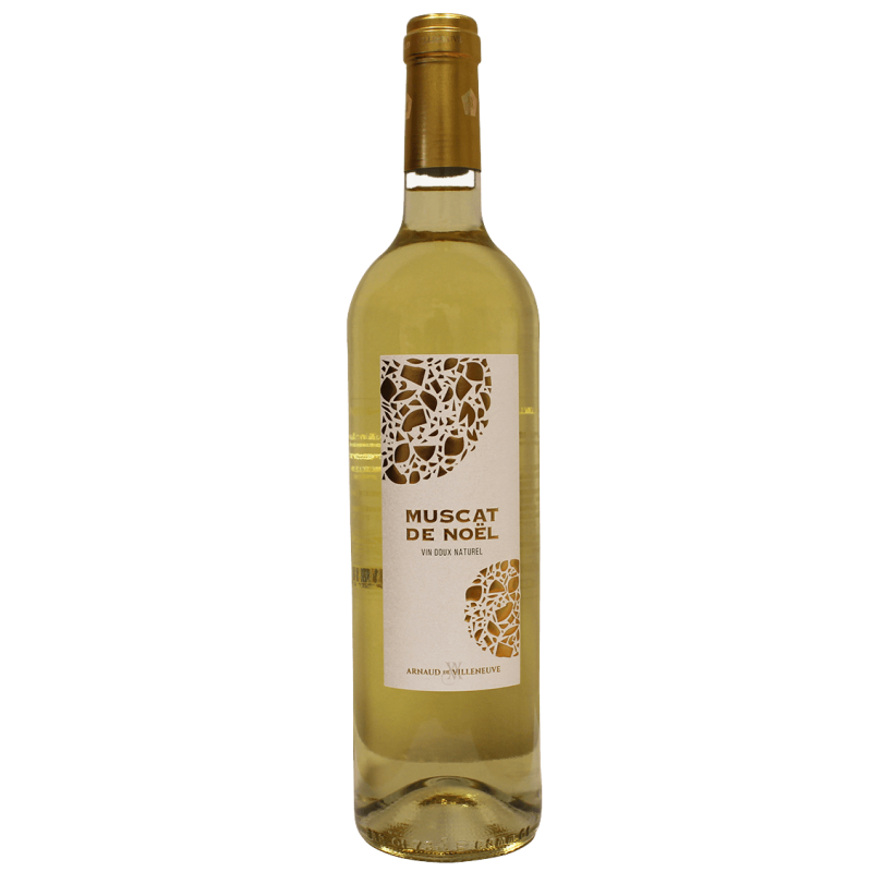 Photographie d'une bouteille de Muscat de Noël Villeneuve
