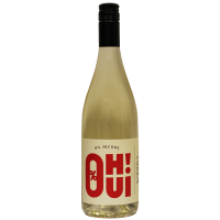 Photographie d'une bouteille de vin blanc oh oui vin blanc sans alcool chateau bonnet 75 cl