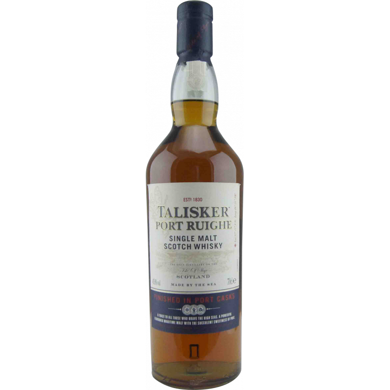 Photographie d'une bouteille de Whisky Talisker Port Ruighe