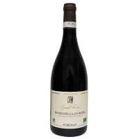 Photographie d'une bouteille de vin rouge Minervois La Livinère Fortant Bio AOC 75 cl