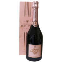 Photographie d'une bouteille de champagne deutz brut rose en etui 75 cl