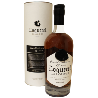 Photographie d'une bouteille de Grand Calvados Coquerel 15 ans