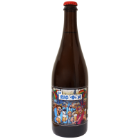 Photographie d'une bouteille de bière Rigodon Blonde 75 cl