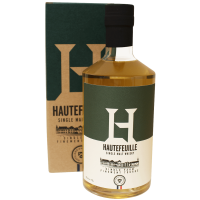 Photographie d'une bouteille de Whisky Hautefeuille Finement Tourbé