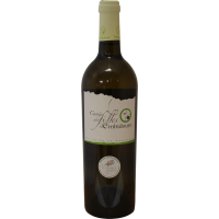 Photographie d'une bouteille de vin blanc domaine d'embidoure cuvee des filles