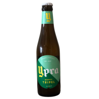 Photographie d'une bouteille de bière Ypra Hoppy Triple 33 cl