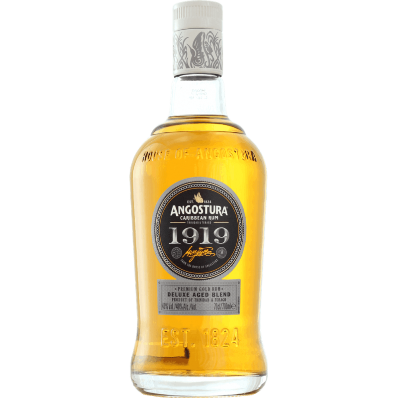 Photographie d'une bouteille de Rhum Angostura 1919