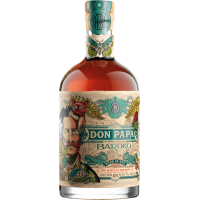 Photographie d'une bouteille de Rhum Don Papa Baroko