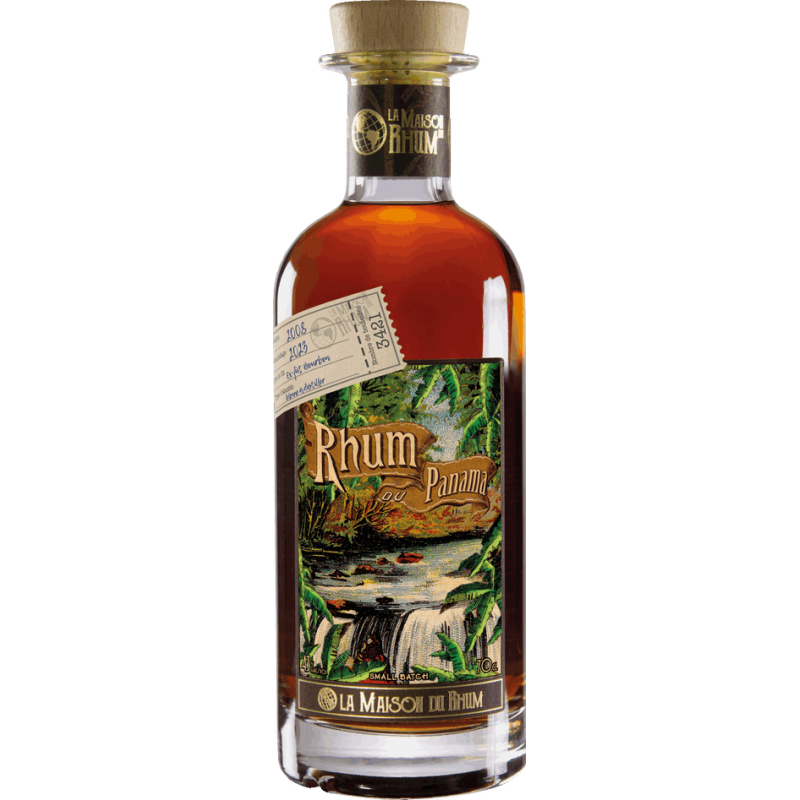 Photographie d'une bouteille de Rhum Vieux La Maison du Rhum du Panama