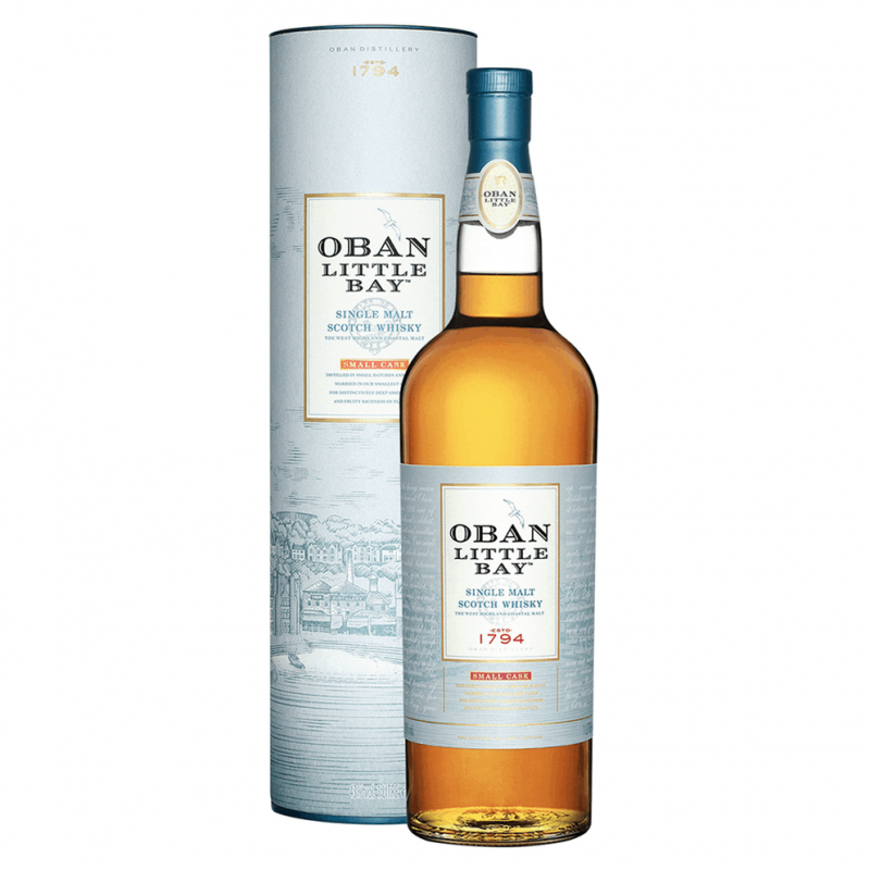 Photographie d'une bouteille de Whisky Oban Little Bay