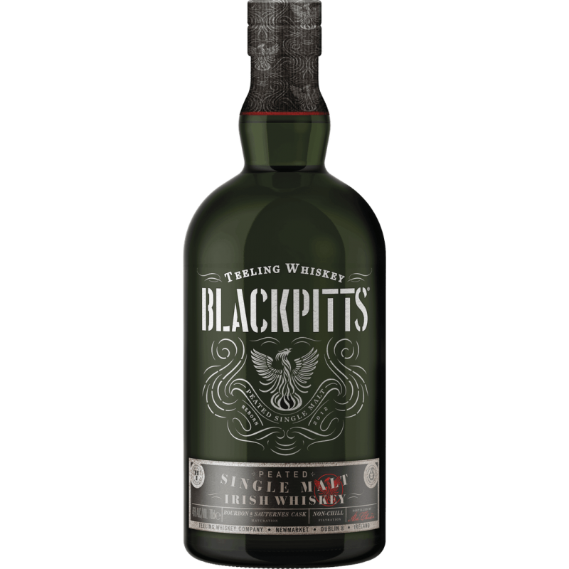 Photographie d'une bouteille de Whisky Teeling Blackpitts