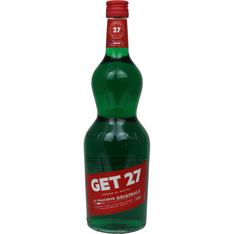 Photographie d'une bouteille de get 27