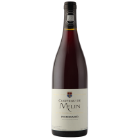 Photographie d'une bouteille de vin rouge pommard chateau melin aoc rouge 2022 75 cl