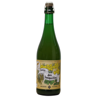 Photographie d'une bouteille de bière Cuvée des Jonquilles Brasserie au Baron 75 cl