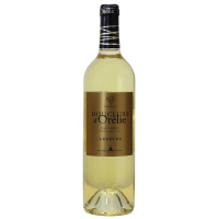 Photographie d'une bouteille de vin blanc douceurs d'orelie moelleux ardeche igp blanc 2023 75 cl