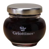 Photographie d'une bouteille de Griottines à la Liqueur 5 cl