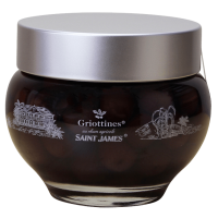 Photographie d'une bouteille de Griottines Saint James 35 cl