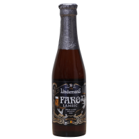 Photographie d'une bouteille de bière Lindemans Faro 25cl
