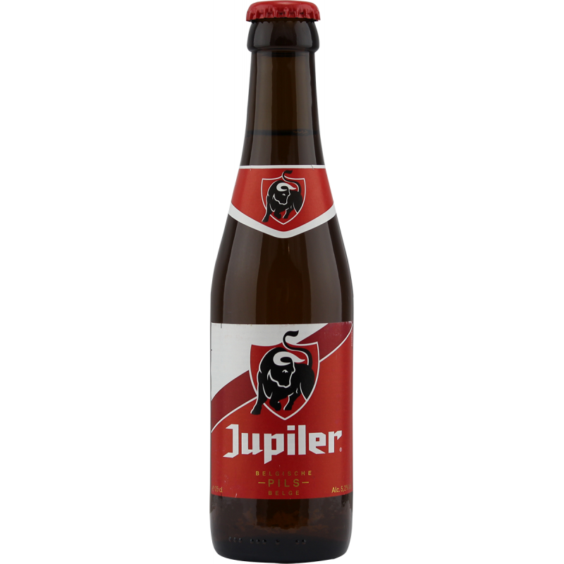 Photographie d'une bouteille de bière Jupiler 25cl