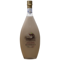 Photographie d'une bouteille de Liqueur de Tiramisu Bottega