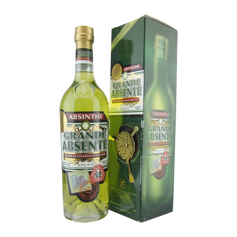 Photographie d'une bouteille de Grande Absente Cuillère De Collection 70 cl