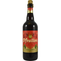 Photographie d'une bouteille de bière ST FEUILLIEN NOEL