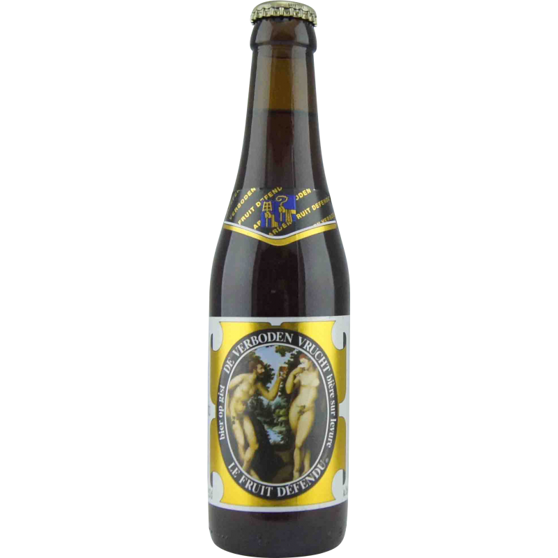 Photographie d'une bouteille de bière FRUIT DEFENDU