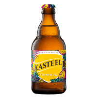 Photographie d'une bouteille de bière Kasteel Tropical 33 cl