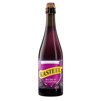 Photographie d'une bouteille de bière Kasteel Rubus 75 cl