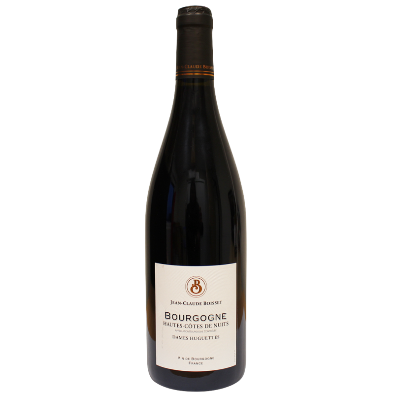 Photographie d'une bouteille de vin rouge Bourgogne Haute Côtes de Nuits JC Boisset Bio 75 cl