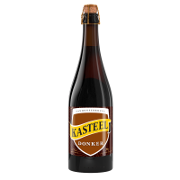Photographie d'une bouteille de bière kasteel donker 6x75 cl vc 11°