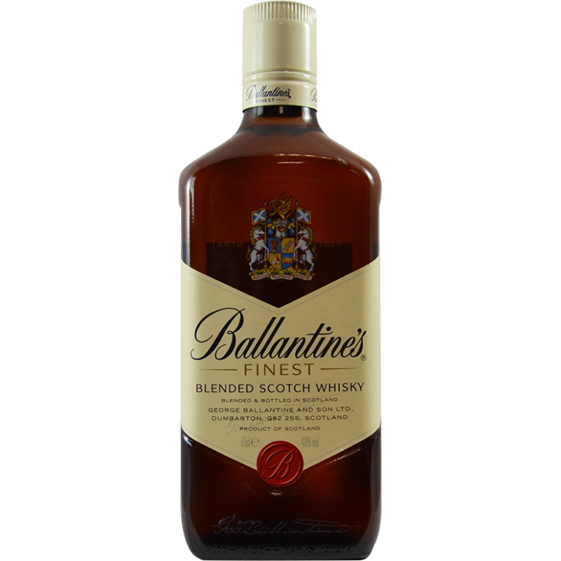 Photographie d'une bouteille de Whisky Ballantine's Finest