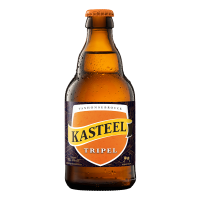 Photographie d'une bouteille de bière Kasteel Tripel 33cl