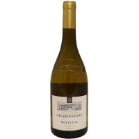 Photographie d'une bouteille de vin blanc chardonnay ropiteau les plants nobles