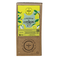 Photographie d'une bouteille de Liqueur de citron Limoncello 4,5L