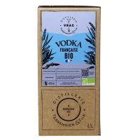 Photographie d'une bouteille de Vodka Française Bio 4,5L