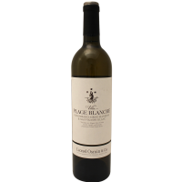 Photographie d'une bouteille de vin blanc villa plage blanche lionel osmin blanc 2024 75 cl