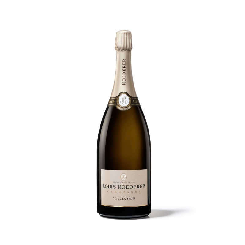 Photographie d'une bouteille de Magnum Champagne Roederer Collection 1,5L