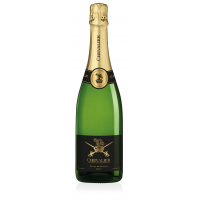 Photographie d'une bouteille de Chevalier Méthode Traditionnelle Brut 75 cl