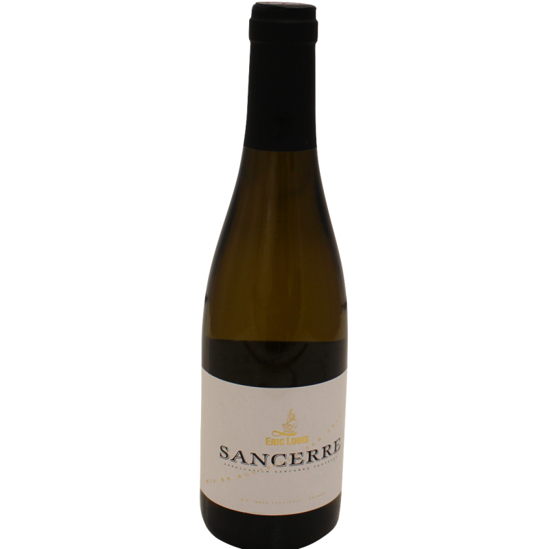 Photographie d'une bouteille de vin blanc eric louis
