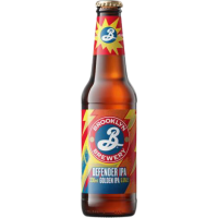 Photographie d'une bouteille de bière Brooklyn Defender IPA 33 cl