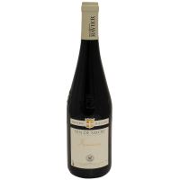 Photographie d'une bouteille de vin rouge mondeuse vin de savoie philippe ravier aoc rouge 2024 75 cl