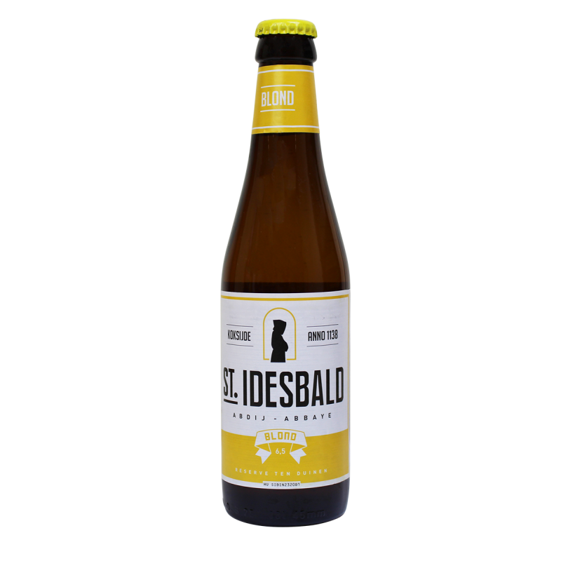 Photographie d'une bouteille de bière St Idesbald Blonde 33 cl