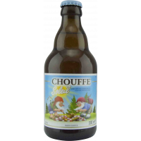 Photographie d'une bouteille de bière La Chouffe Soleil 33cl